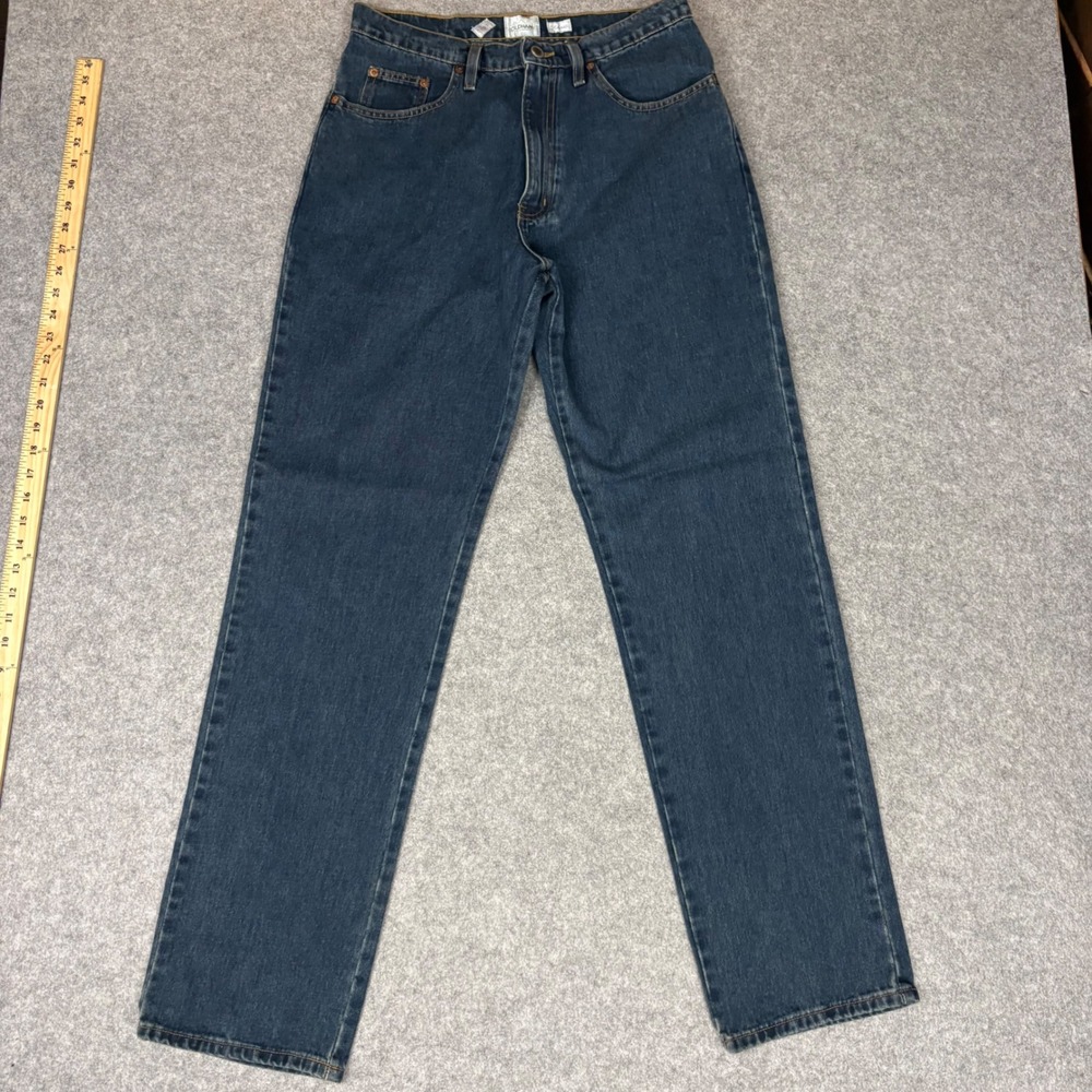 Todd Oldham Jeans Mens 30x34 Dark Wash Straight Leg Denim Style 3574 Blue